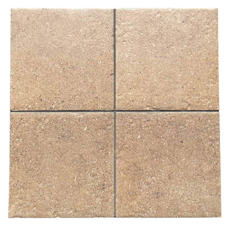 Tulum 8" x 8" Concrete Look Wall & Floor Tile, Brown