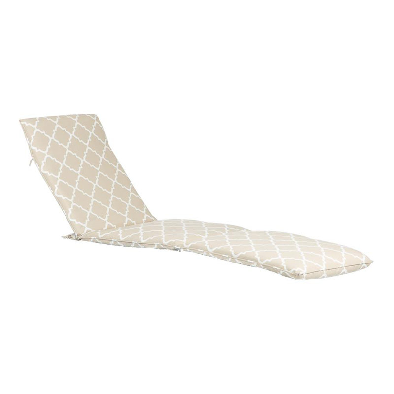 Harbour Housewares - Master Sun Lounger Cushion, Beige