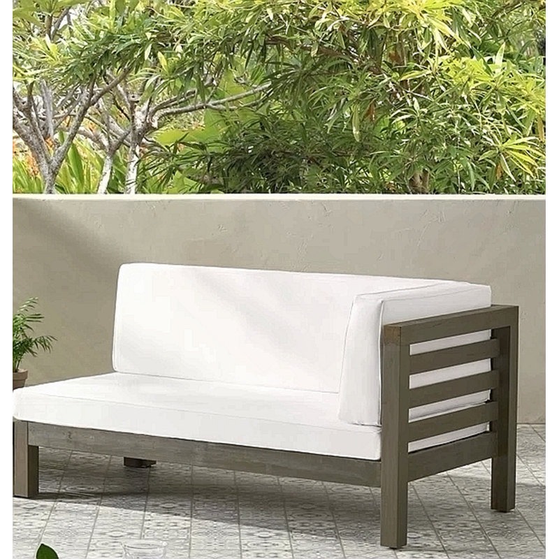 CORNER BENCH, Gray, White