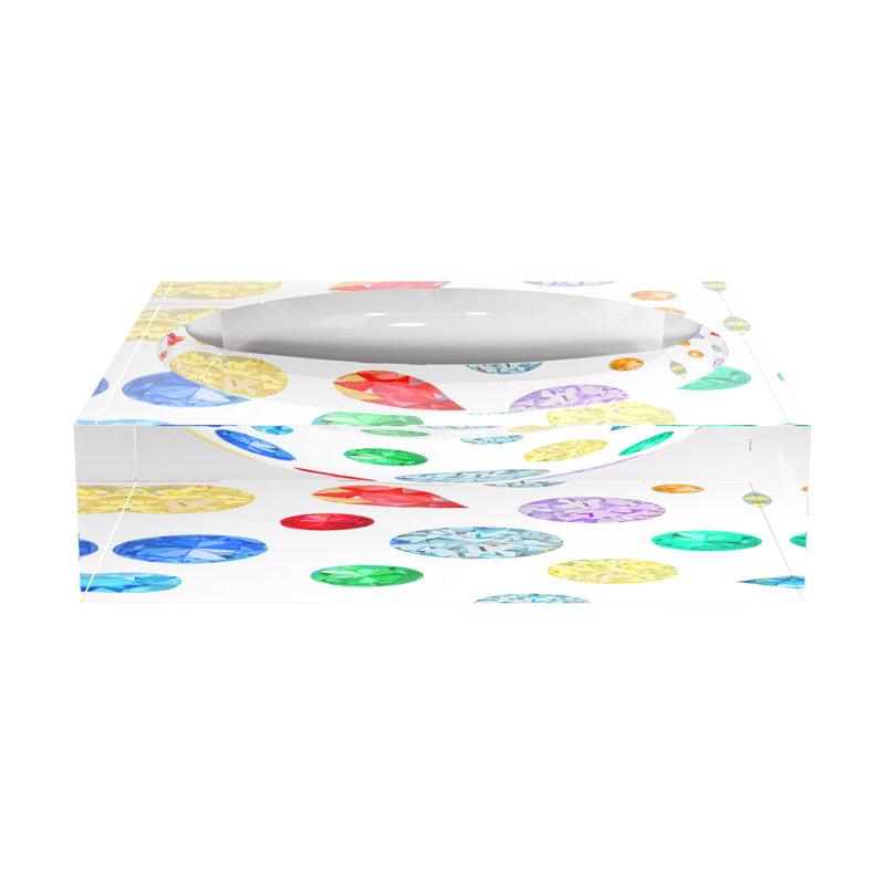 Jewel White Acrylic Candy Catchall Dish