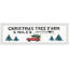 Tree Farm 5 Miles - Single Picture Frame Panoramic Print-1630202772