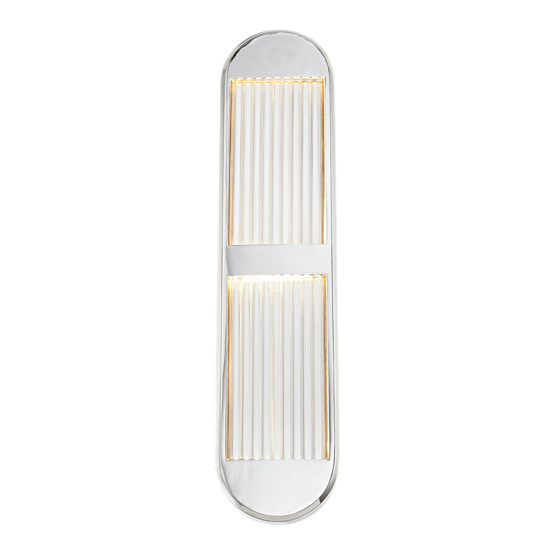 Palais 1 - Light LED Bath Bar, Polished Nickel