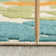 Floral Flatweave Water Resistant Indoor Outdoor Rugs for Patios, Deck, Porch or Entryway
