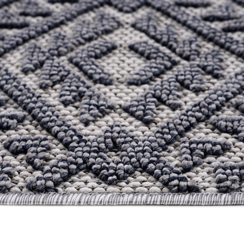 Tapis tissé 2X8 et blanc / gris - Traditionnel pour le salon au-delà des taches