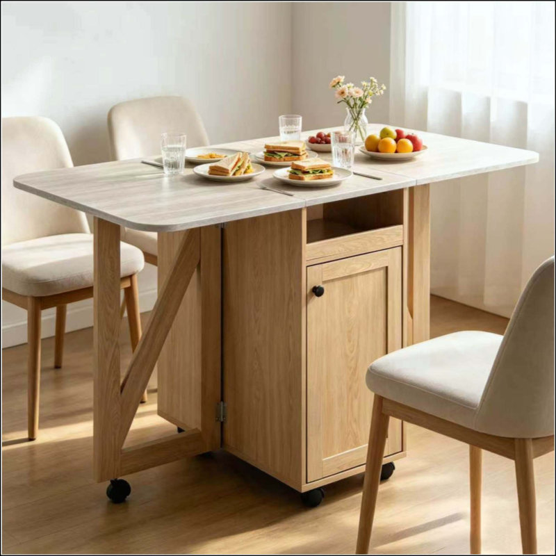 Foldable dining table