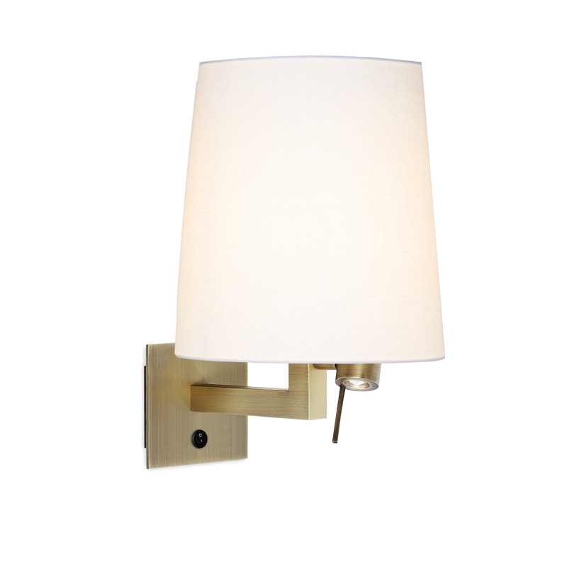 Tonda Led Wall Lamp, Matt Light Satin Bronze