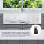 33"L x 20" W Ceramic Single Bowl Farmhouse Kitchen Sink Workstation With Accessories