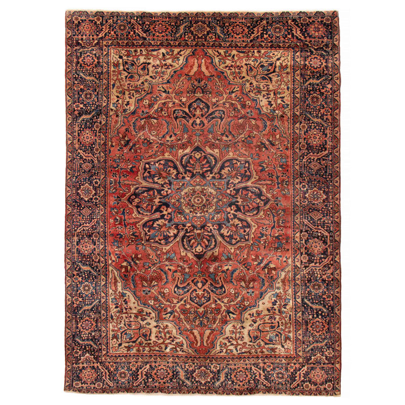 Tapis rouge unique 9 pi 3 po x 12 pi 9 po Sarabi