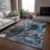 Premium Machine Washable Cerrito AMF503 Blue Rug