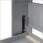 Lit escamotable double pleine grandeur avec tablettes