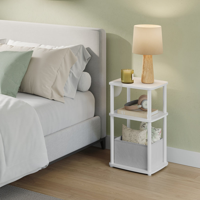 Superfast Toolless Assembly, Side Table, White