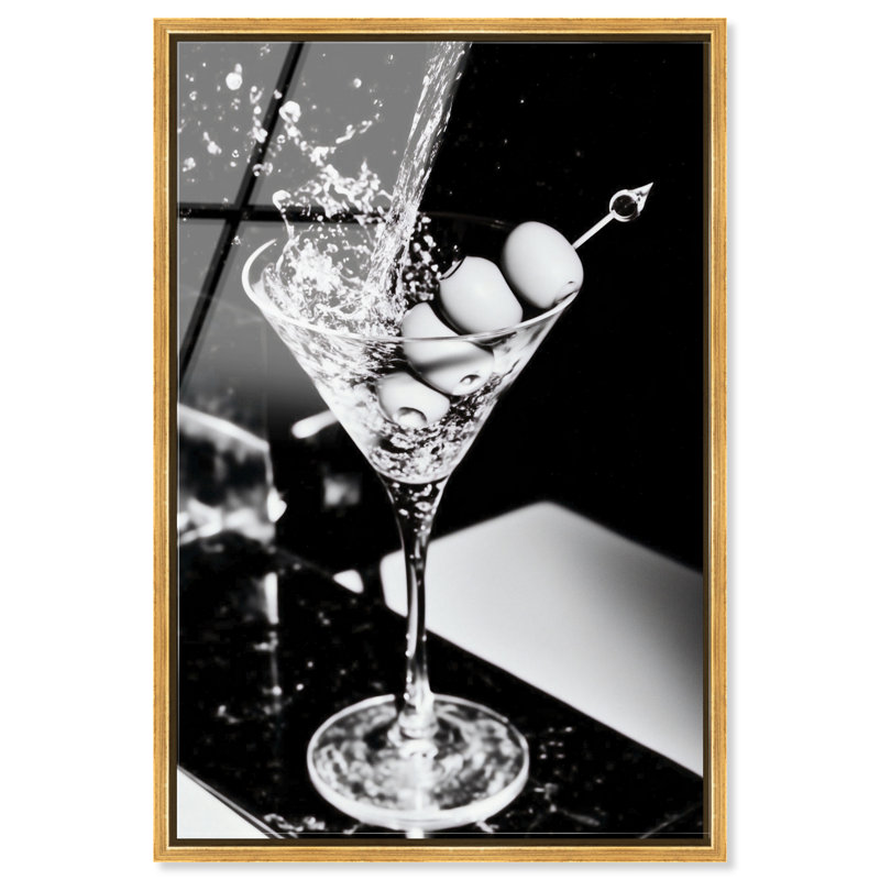 Chill Time III Print by Oliver Gal, 46"H x 31"W, Gold Floater Frame