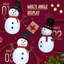 Bonhomme de neige de Noël rotatif gonflable