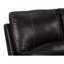 Fauteuil inclinable en cuir brun avec support lombaire et rembourrage en mousse, profondeur de 41 po x 41 po, rembourrage doux, largeur 41 po,