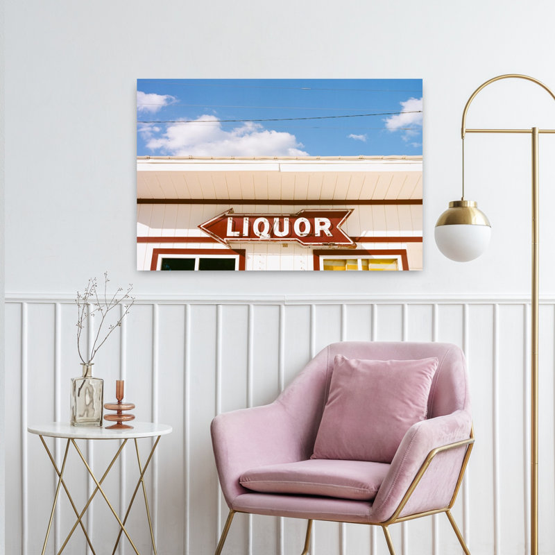 Tennessee Liquor Abstract Contemporary Architecture City Wall Art Print 1 Piece Wrapped Canvas Wall Art