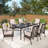 Argyri 6 - Person Patio Dining Set with Rectangular Table , Cushions Included