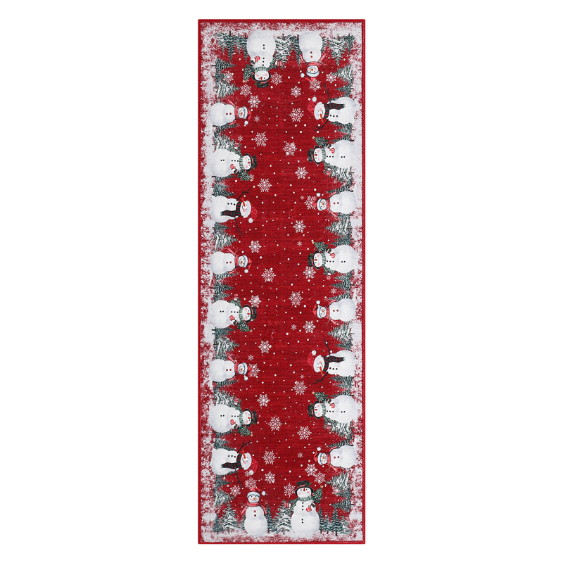 Rectangle Washable Area Rug, 60x180cm
