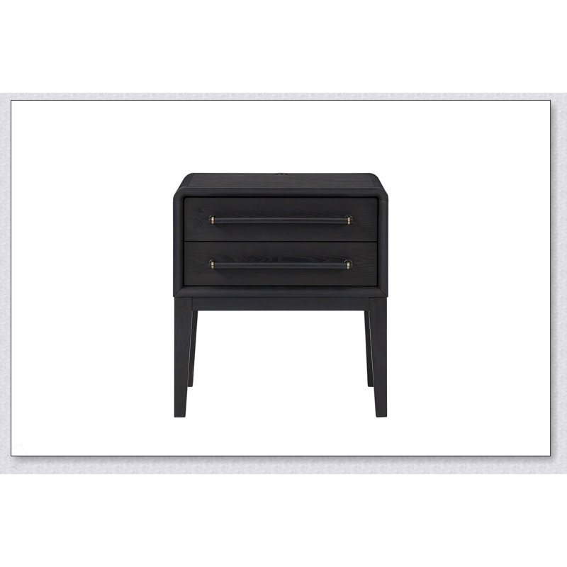 Petite table de chevet - poivre, Noir