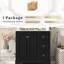 Meuble-lavabo 36 po avec charme transitionnel, lavabo et plusieurs compartiments de rangement 36 po, structure en bois massif, 3 tiroirs, lavabo en céramique-1691701851