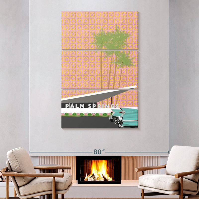 Nicci Palm Springs With Convertible, 74" H x 48" W