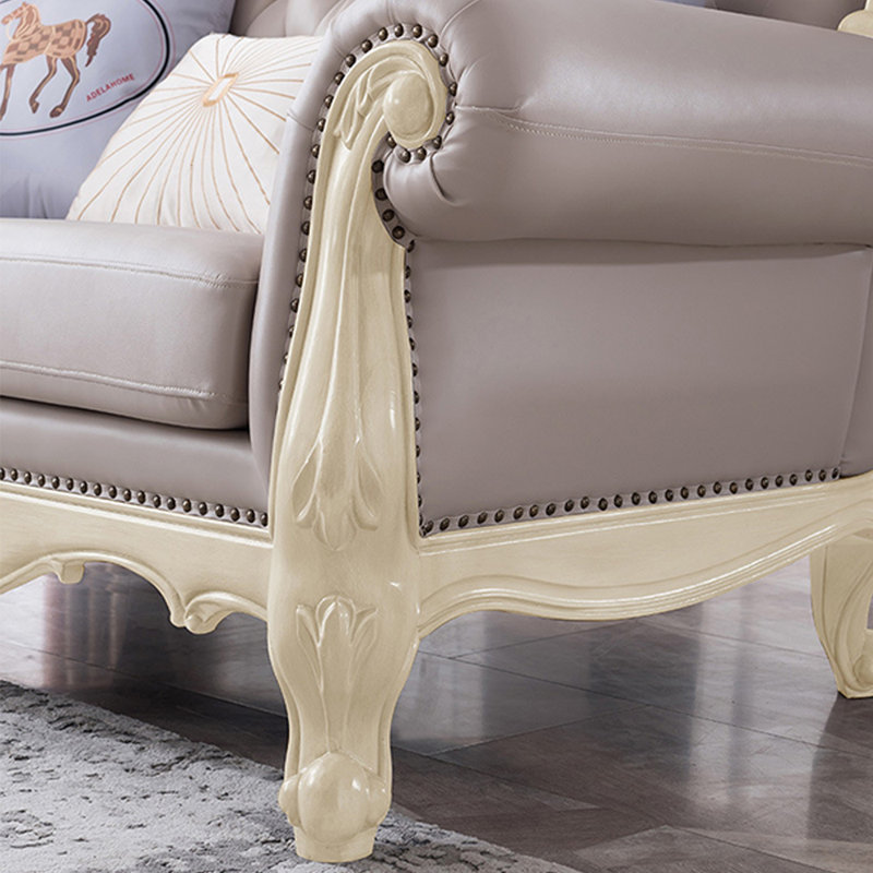 Fauteuil en cuir massif American Light