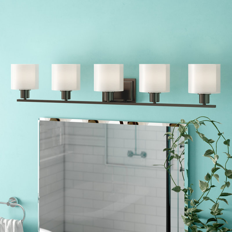 Ernestina 5 - Light Dimmable Vanity Light, Antique Bronze