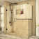 Unidoor Plus 60" W x 36.375" D x 72" H Frameless Pivot Rectangle Shower Enclosure with Fixed Panel
