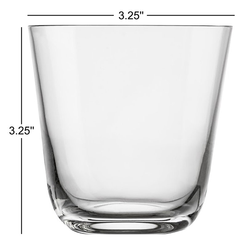 Set of 4 Savage Crystal Drinking Glasses