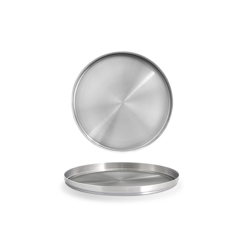 Assiette hors-d’œuvres Canvas, H 0,5 po x l 9 po x P 9 po