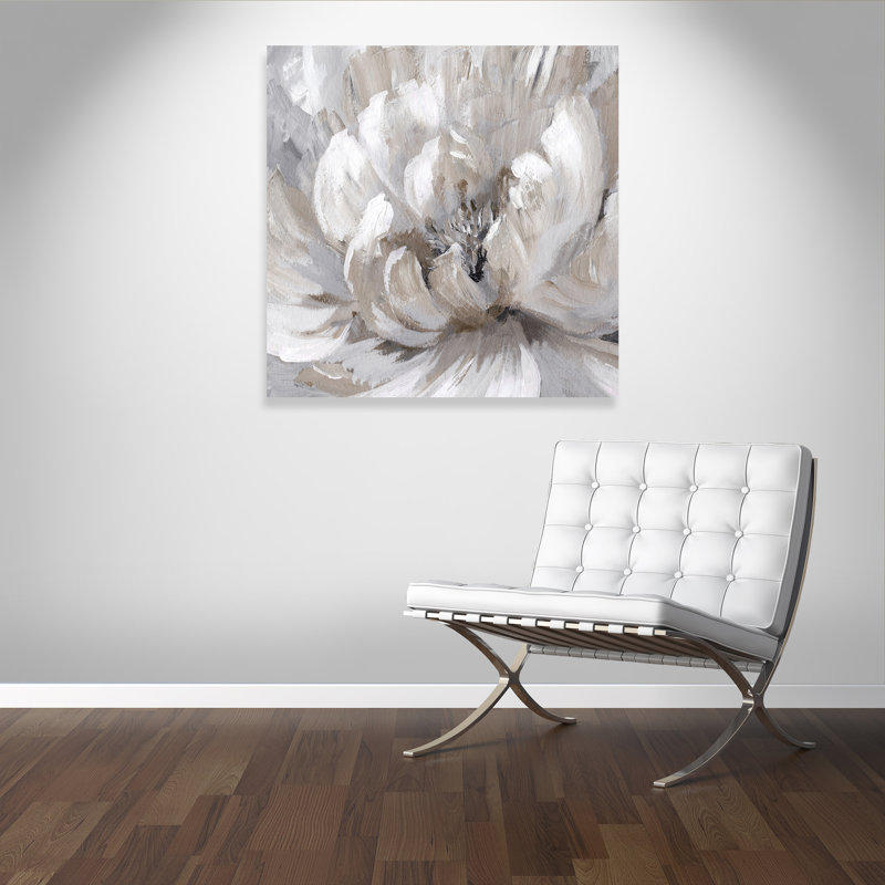 Éclat de printemps I - Peinture, Toile tendue, H 45 po x l 45 po x P 1,38 po