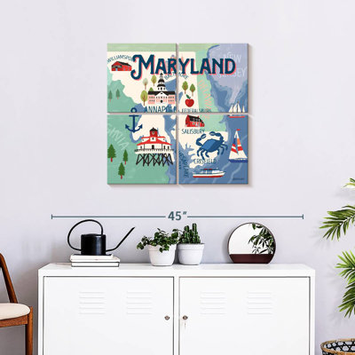 Cartes Aliaz State - Attraits du Maryland
