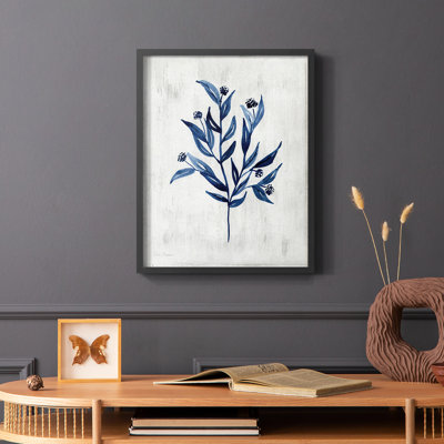 Wild Indigo III, reproduction encadrée - bois massif