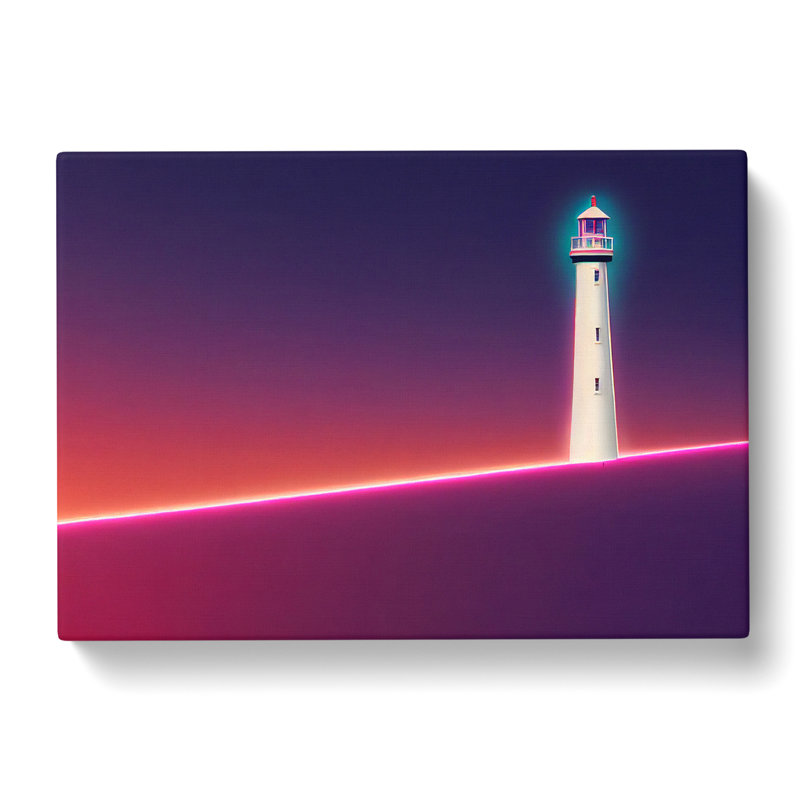 XXX-H1022-WF-959X Astounding Lighthouse - Wrapped Canvas Print, 35cm H x 50cm W x 3cm D