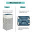 Ensemble de 2 bacs robustes en tissu
