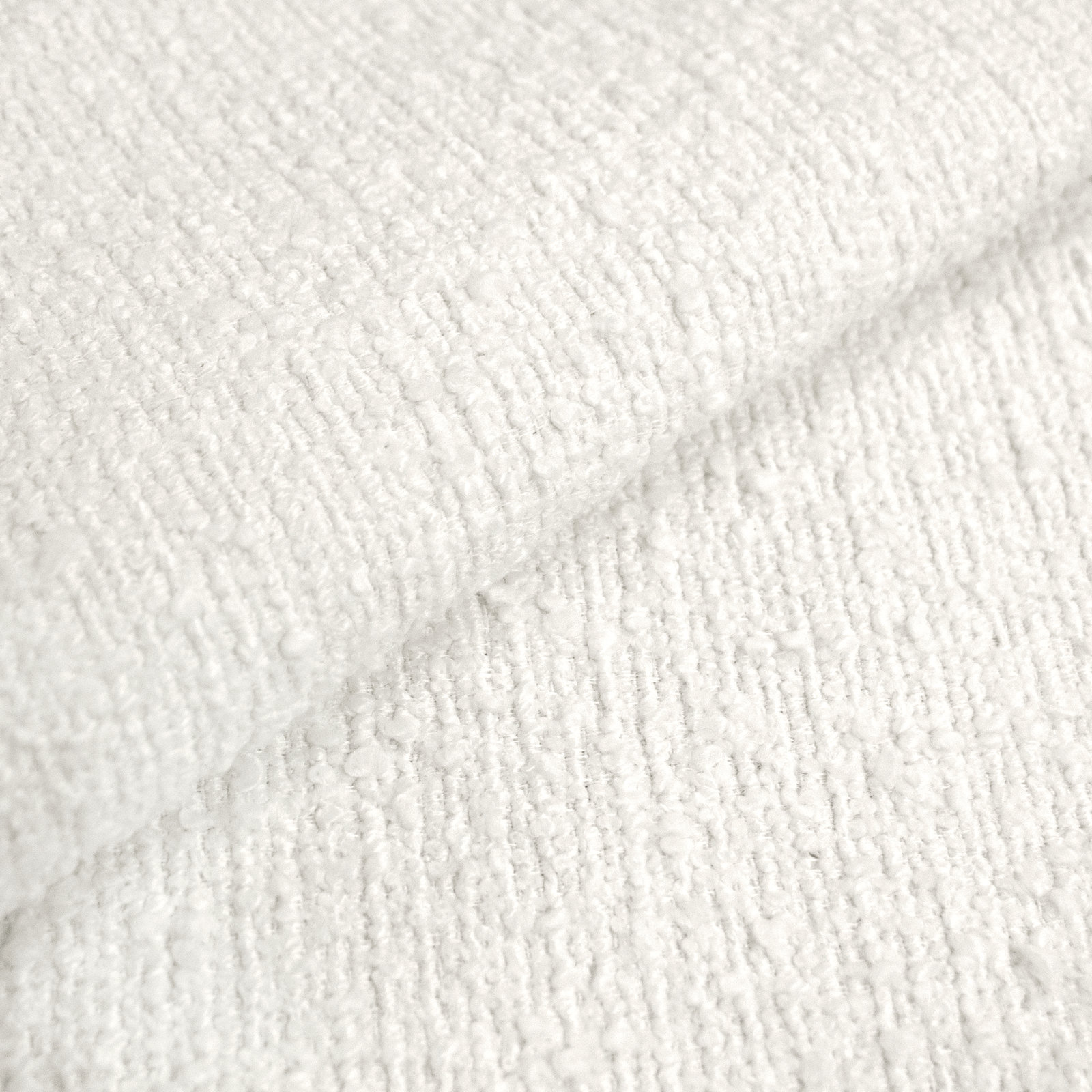Eisley Cotton Upholstered Bed, Queen, Classic Snow Boucle