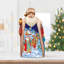 Masterpiece Wood Carved Christmas Courier Santa Figurine