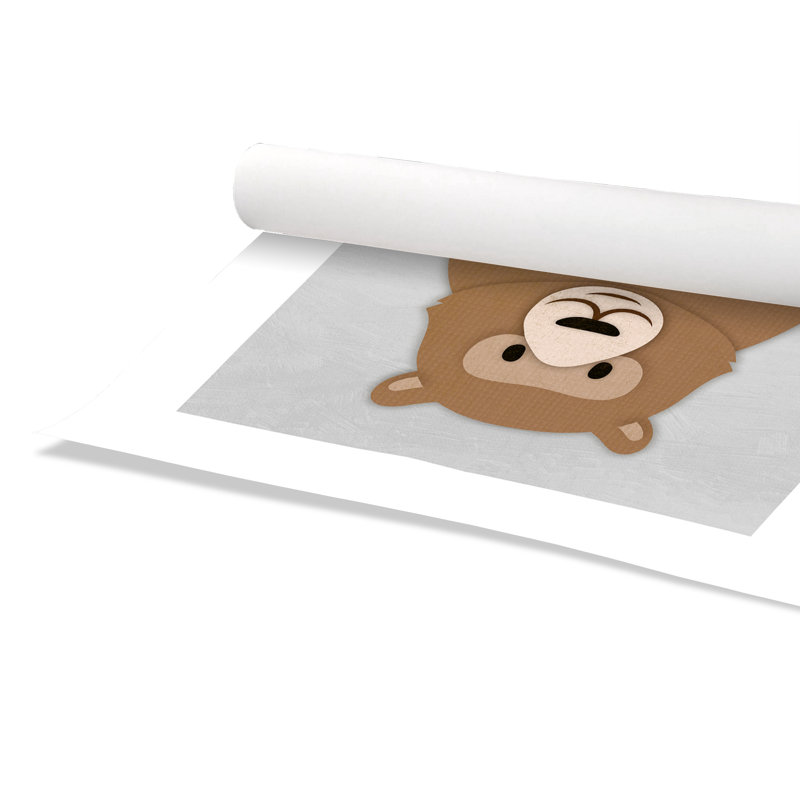 Adhésif décoratif Cheery Bear, H 10 po x l 8 po x P 1 po, Papier