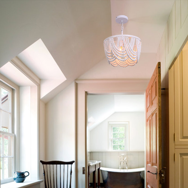 Chyleen 3 - Light Dimmable Novelty Chandelier, White