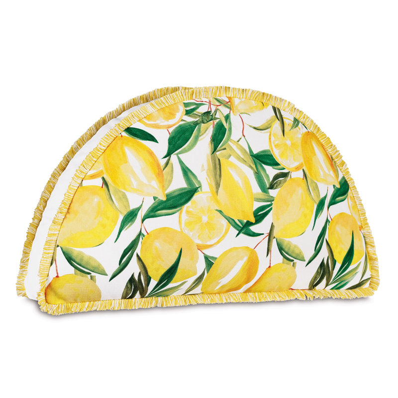 Meyer Lemon Reversible Throw Pillow