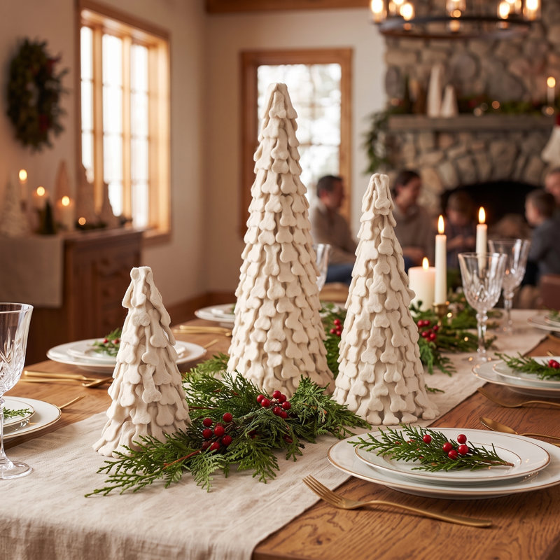 Three Piece Dogbone Christmas Tree Set