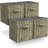 Sorbus 4 Pack 11" Foldable Fabric Storage Cube Bins with Handles-570522164