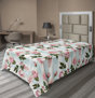 Bleu doux, rose pastel / floral