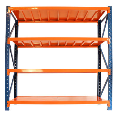 Garage Storage Metal Shelving - 4400 Lbs Heavy Duty, 1100 Per Shelf, Adjustable For Gym Garage, Workshop, Commercial