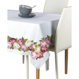 Meagher Peonies Garland Border Tablecloth