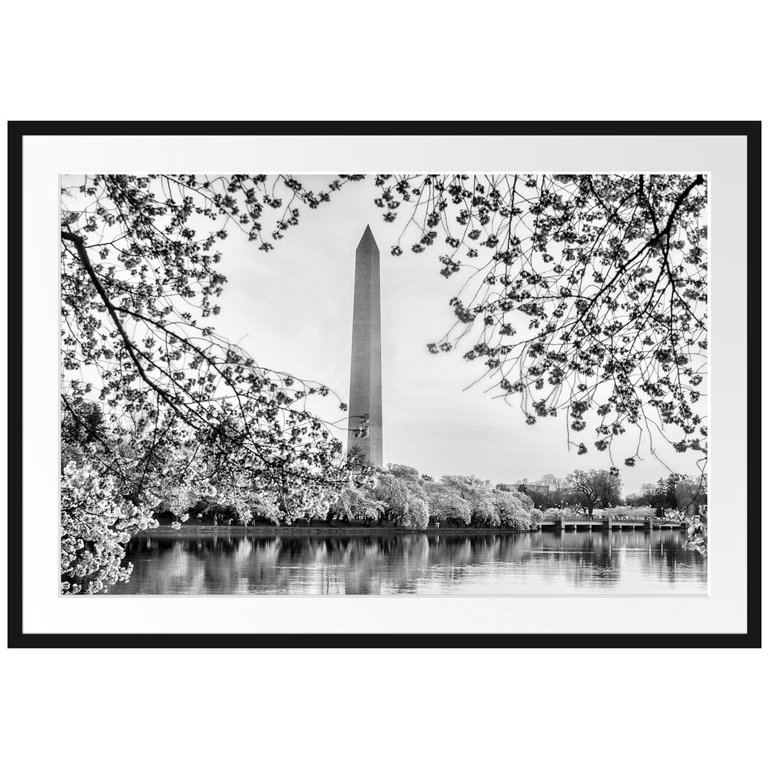 Gerahmtes Poster Jefferson Memorial