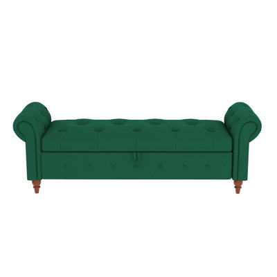 Xamiera Polyester Upholstered Storage Bench