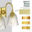 3-Light Dimmable Vanity Light With Geometric Patterned Glass-125104602