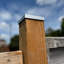 Selections Silver Steel Post Cap / Top