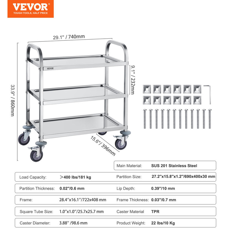 Stainless Steel Cart
