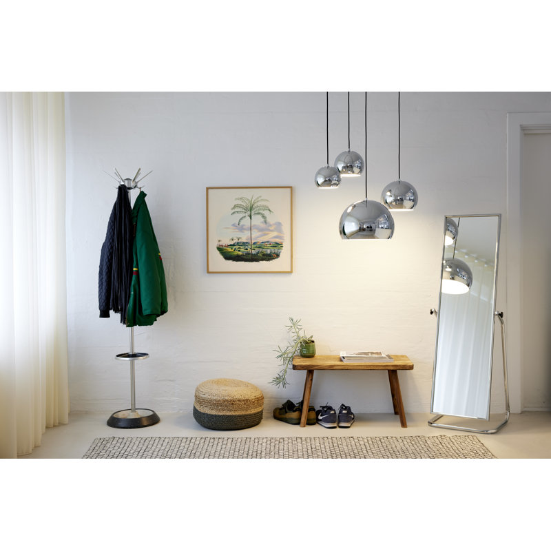 Auhert 1 - Light Chrome Single Pendant, 16" H x 20" W x 20" D